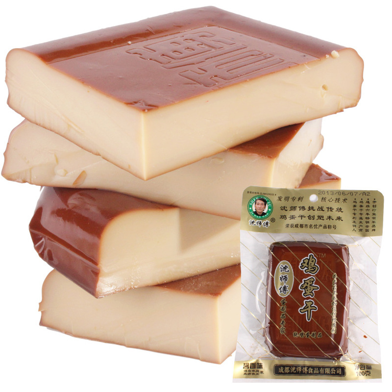沈师傅 特产 鸡蛋干 100g*70 豆腐干豆香干豆干小吃直批