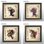 西安蓝田玉瓦当 古钱币纪念册 皮影礼品销售